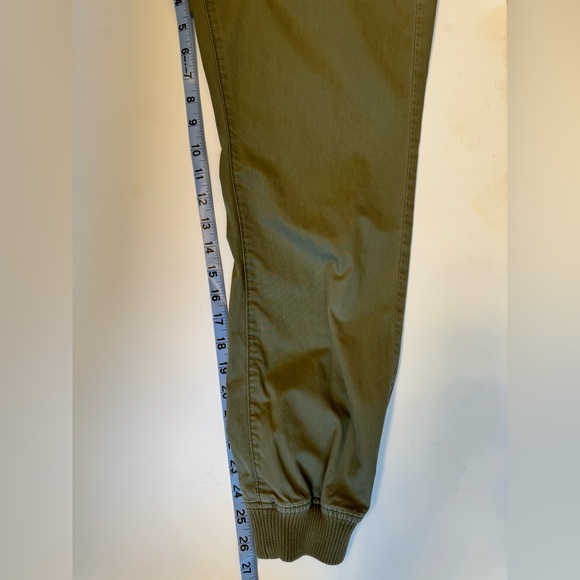 J Crew Olive Green Jogger Pants Men's Size 28 Regular - Picture 5 of 7